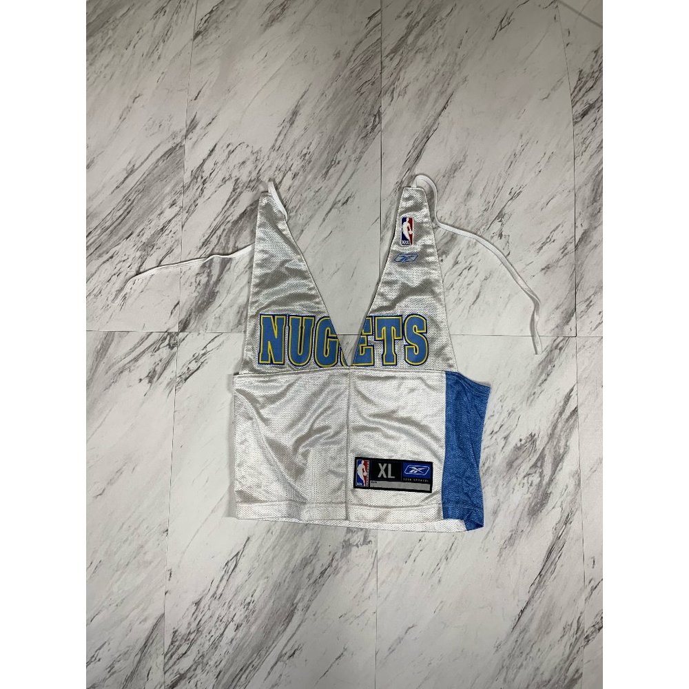 Reworked NBA Nuggets Jersey Sports Bra